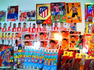 Lote 127 cromos Atlético de Madrid