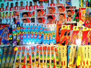 Lote 127 cromos Atlético de Madrid