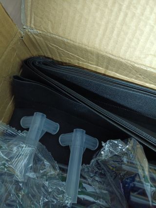 SONGMICS Estante para Zapatos de 10 niveles con Tapa Antipolvo, Armario para Guardar Zapatos, Organizador para Zapatos con Capacidad para 40 Pares de Zapatos, 88 x 28 x 160 cm, Negro RXJ36H