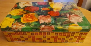 Set 2 scatole latta vintage