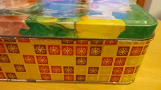 Set 2 scatole latta vintage