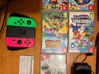 Nintendo Switch + 5 Juegos + Accesorios