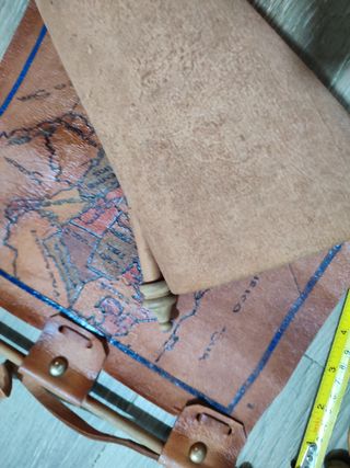 Mapa de cuero de Argentina para colgar