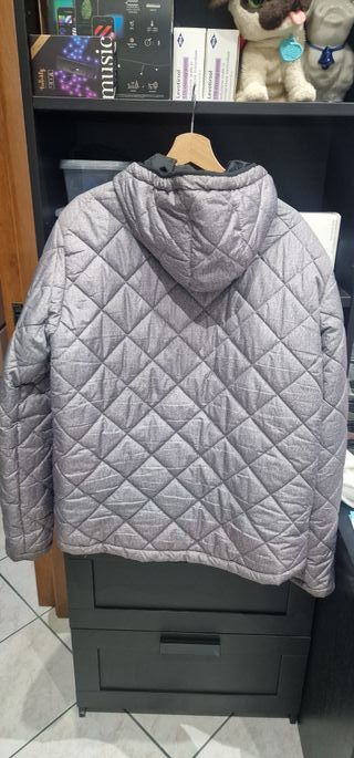 Giubbotto invernale doubleface grigio