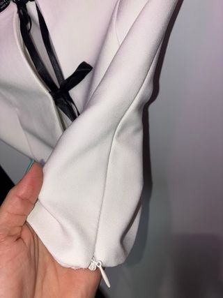 Top palabra de honor con lazo, Zara