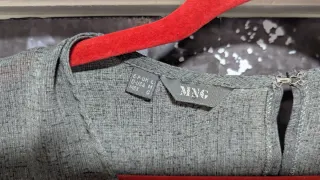 Blusón Mango Manga Larga Gris Talla XS