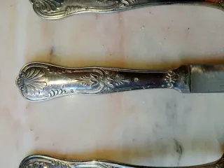 Cubertería Antigua Alpaca Plateada 48 Piezas