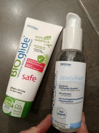 BIOglide y AQUAglide Sensitive Lubricantes