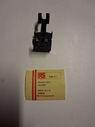 Porta batteria PP3 per circuito