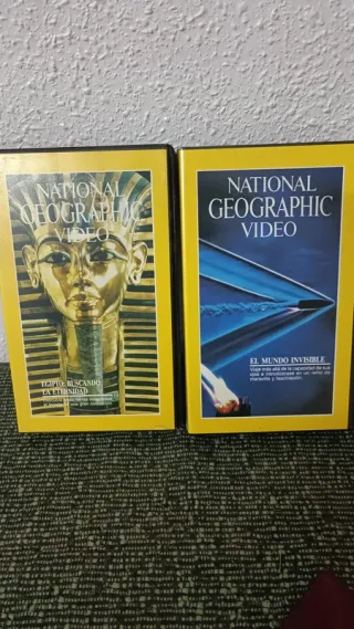 Lote 17 VHS National Geographic Documentales