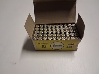 50 Fusibili C1 9x36 Weber 25A 380V