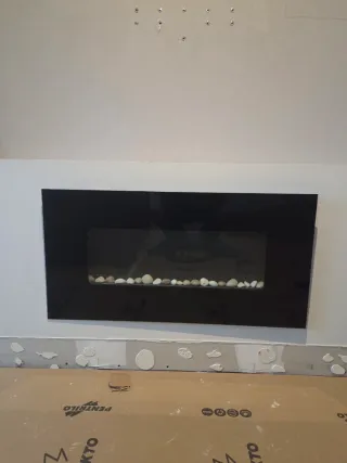 Chimenea LED Vancouver AJ15-S Negra