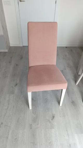 Set 6 Sillas Comedor Rosa Empolvado NUEVAS