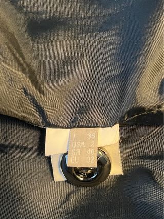 Cappottino Stefanel nero con bottoni