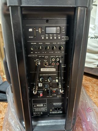 Altavoz Ibiza Sound Portátil con Micrófono