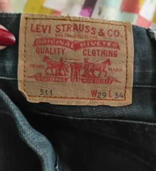 Jeans Levi's 511 Neri Uomo