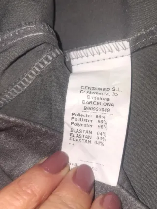 Pantalón Talla 58 Gris Nuevo. Ver medidas