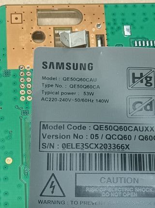 BN94-18243R, de SAMSUNG QE50Q60CAU, NUEVA (ref455)