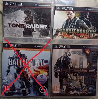 Giochi PS3: Tomb Raider, Ace Combat, Crysis 2