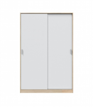 Armario 120x200x50cm Puertas Correderas. Blanco y