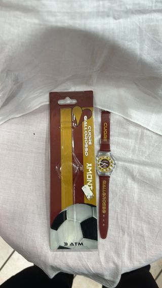 Orologio Swatch Roma Giallorosso Unisex