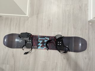 Tabla Snowboard 158 con Fijaciones