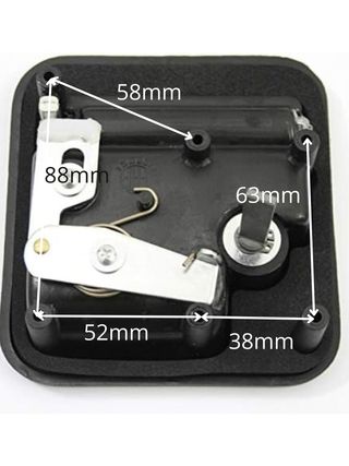 Cerradura FAP 1090 Negra para Caravana