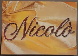 Cartolina Nome Nicolò Brillante