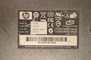 Teclado HP KB 0316 Ordenador