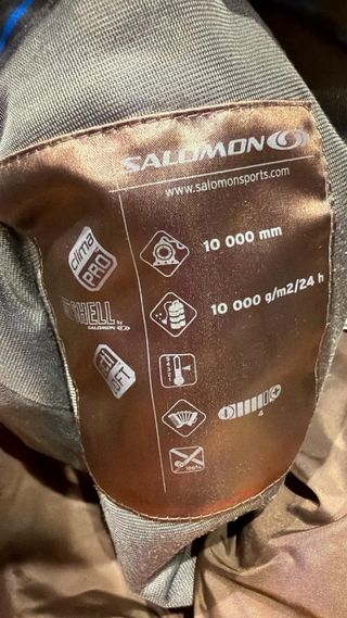 Pantalón de esquí Salomon Talla 54 Naranja