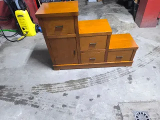 Mueble Escalera Madera Marrón