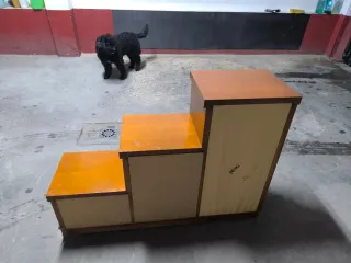 Mueble Escalera Madera Marrón