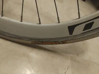 Bicicleta de paseo/carreras blanca