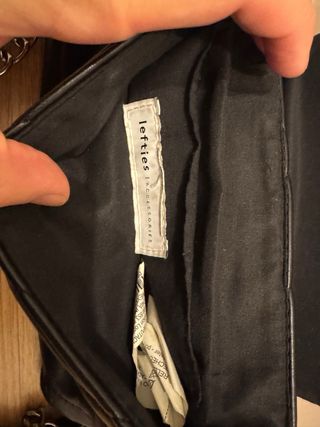 Bolso mujer negro acolchado