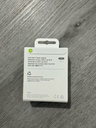 Adaptador Apple USB C 20W