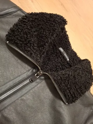 Chaqueta Aviador Zara Negra