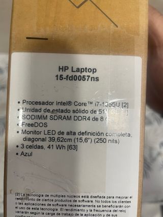 Ordenador portátil HP  Hpp-pre15-fd0057ns 16gb 1tb