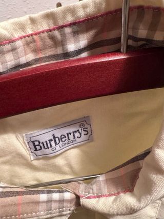 Camisa Burberry Amarilla
