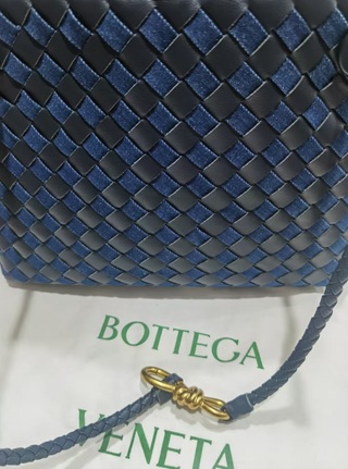 Bolso mediano Bottega Veneta Andiamo denim