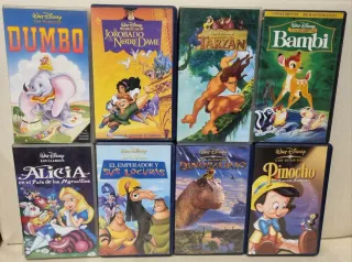 Películas Disney VHS (Español) - 38 Títulos