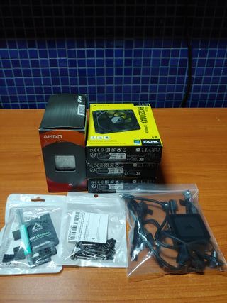 CPU AMD Ryzen 7 5800x + Ventiladores CORSAIR iCUE