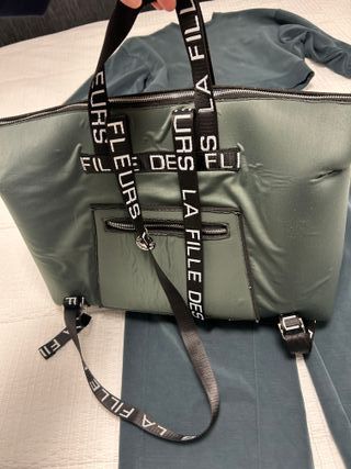 Conjunto chándal y bolso verde