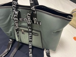 Conjunto chándal y bolso verde