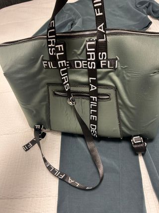 Conjunto chándal y bolso verde