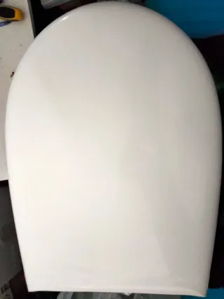 Tapa y asiento para WC de PVC blanca