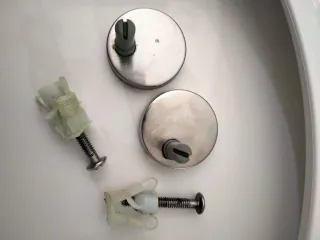 Tapa y asiento para WC de PVC blanca