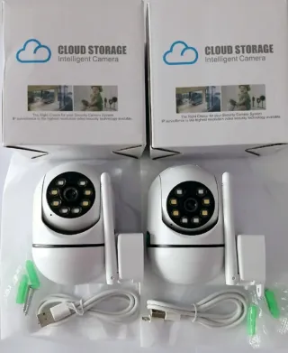 2 Cámaras IP WiFi para Pared