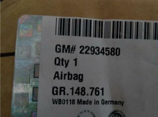 Airbag lateral 22934580 opel insignia 130684