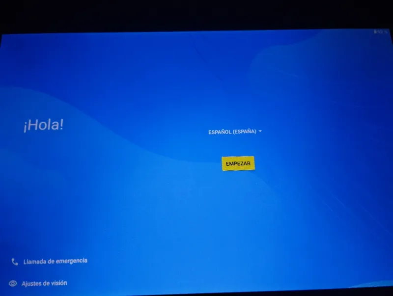 Tablet funciona perfectamente