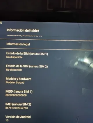 Tablet funciona perfectamente